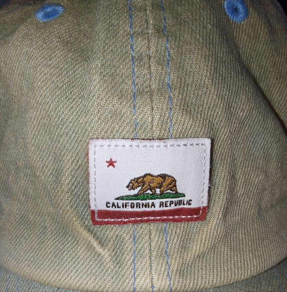 Adjustable Dad Hat California Republic Patch - Picture 3 of 8